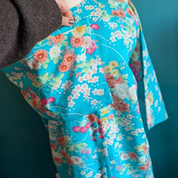 Women's Vintage 1960s Wool Robe Housecoat Duster Deadstock NWT